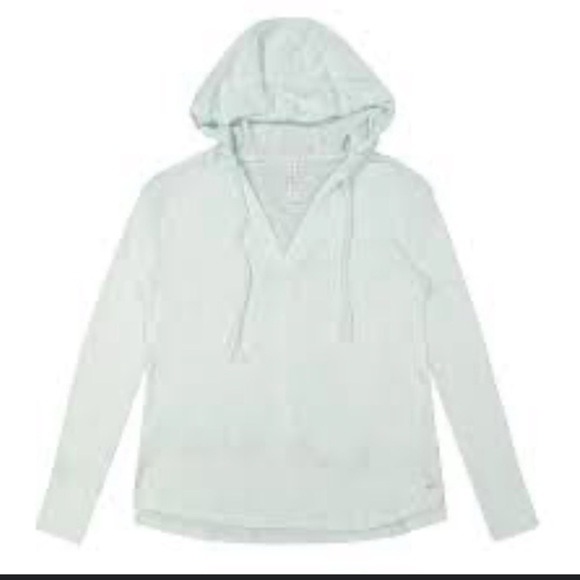 RIPZONE WOMEN'S HAIDA HOODED LONG SLEEVE SOOTHING SEA - Size Small - Picture 3 of 10